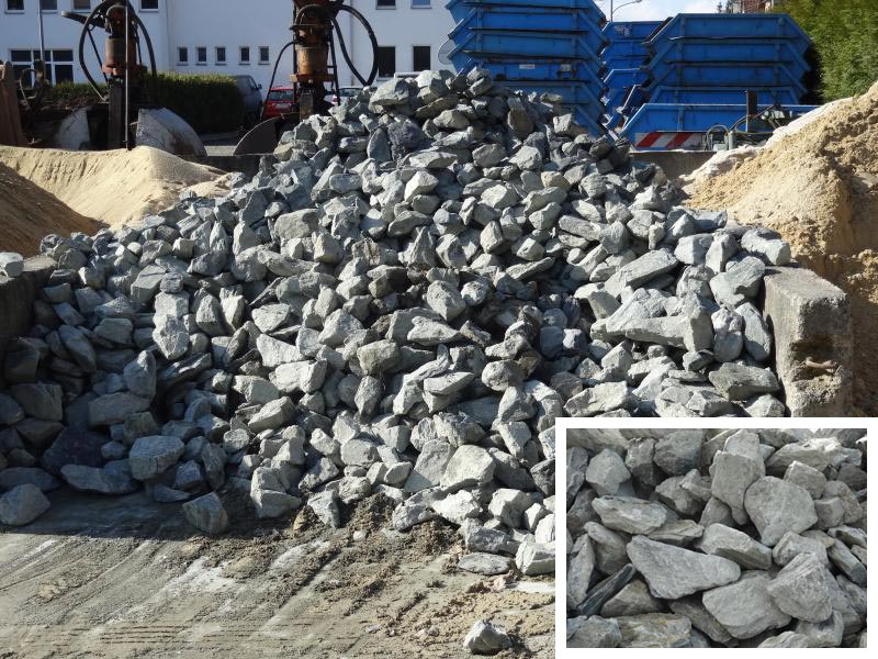 Schrotten als Schüttgut beim Containerdienst Steudel in Greiz