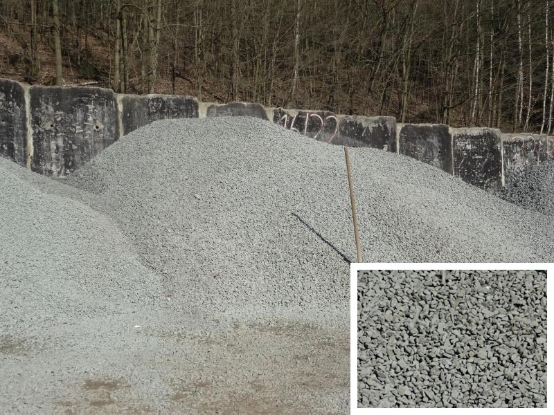 Splitt 16/22, 22/32 als Schüttgut beim Containerdienst Steudel in Greiz